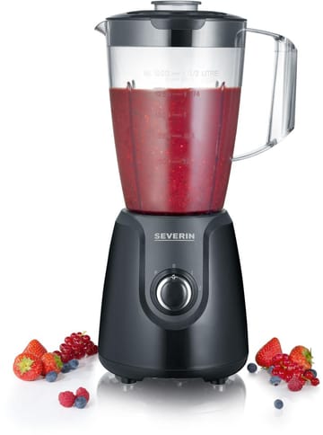 Severin SM 3707 blender plastic jug 1.5 L - Black - Severin