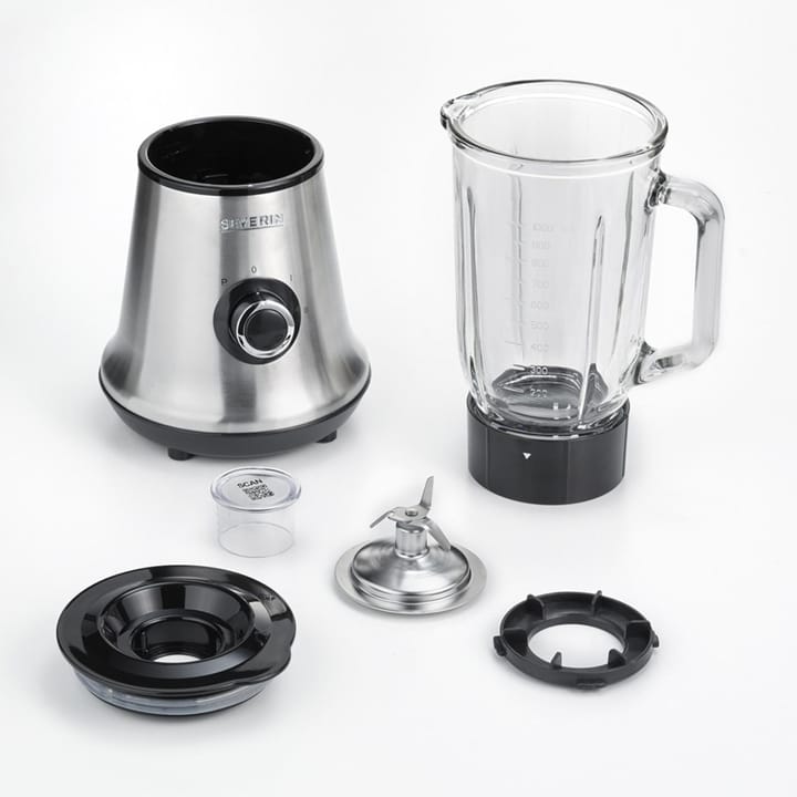 Severin SM 3734 Blender Glass Jug 1 L, Brushed steel Severin