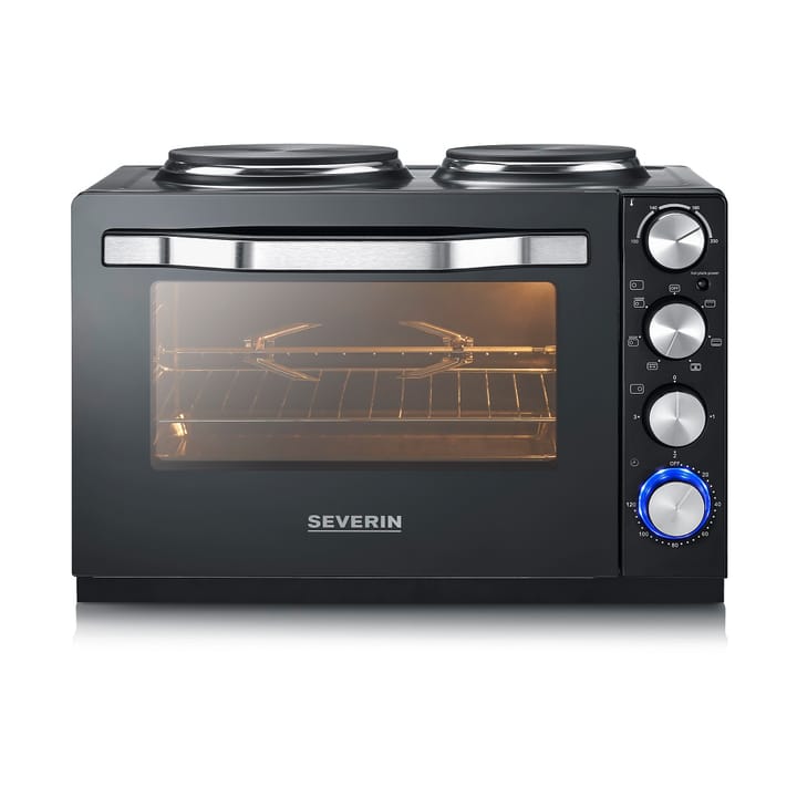 Severin TO 2074 countertop stove with oven 30 L - Black - Severin