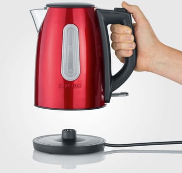 Severin WK 3417 kettle 1 L - Red metallic - Severin