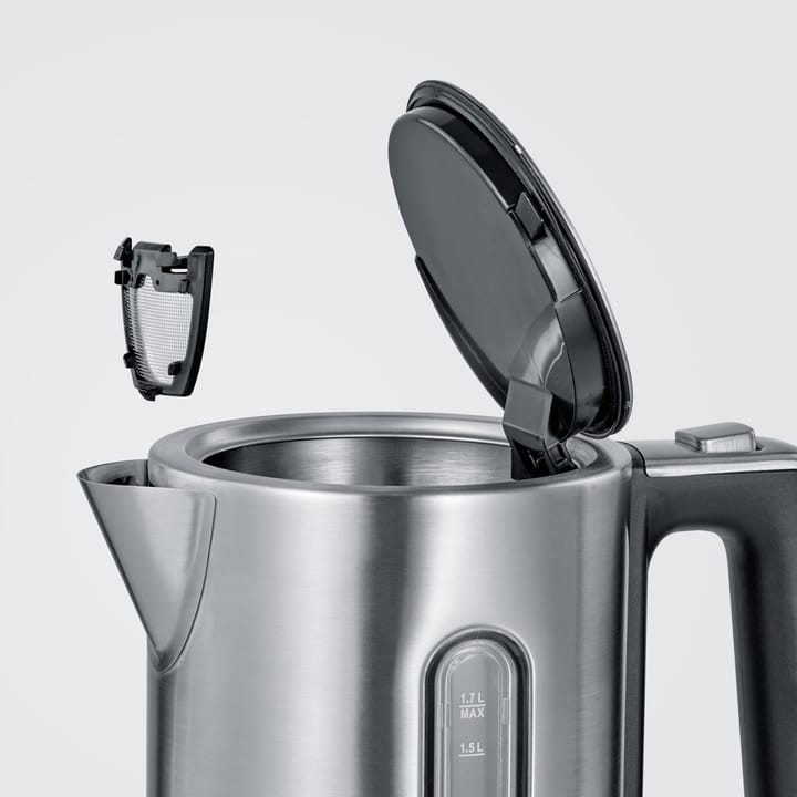 Severin WK 3418 kettle with temperature setting 1.7 L, Stainless steel Severin