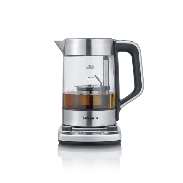 Severin WK 3422 Deluxe Electric Kettle with Auto Lift Function 1,7 L - Stainless steel - Severin