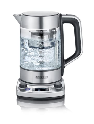 Severin WK 3422 Deluxe Electric Kettle with Auto Lift Function 1,7 L - Stainless steel - Severin