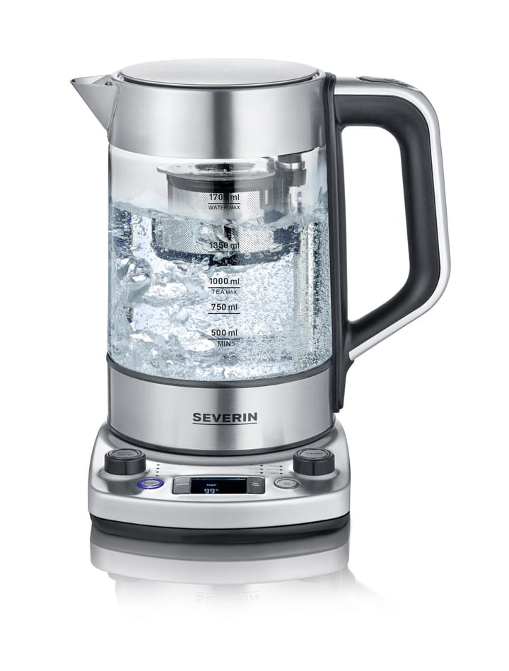 Severin WK 3422 Deluxe Electric Kettle with Auto Lift Function 1,7 L, Stainless steel Severin