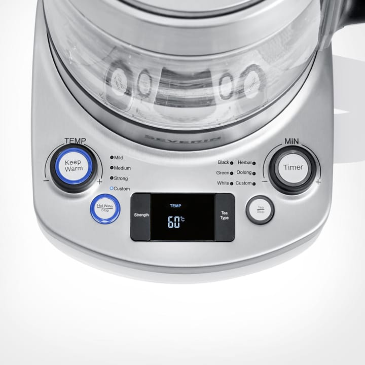 Severin WK 3422 Deluxe Electric Kettle with Auto Lift Function 1,7 L, Stainless steel Severin