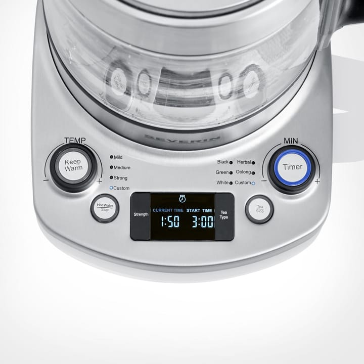 Severin WK 3422 Deluxe Electric Kettle with Auto Lift Function 1,7 L, Stainless steel Severin