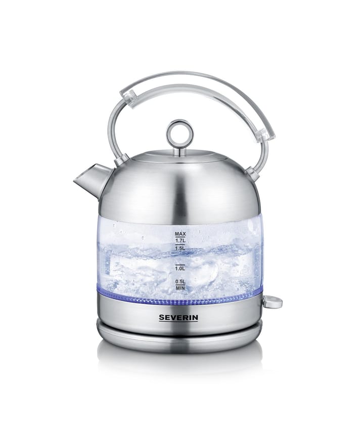 Severin WK 3459 Retro electric kettle 1.7 L, Stainless steel Severin