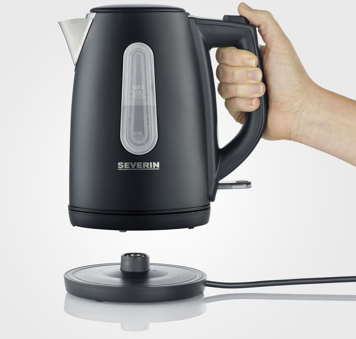 Severin WK 9553 kettle 1 L, Matte black Severin