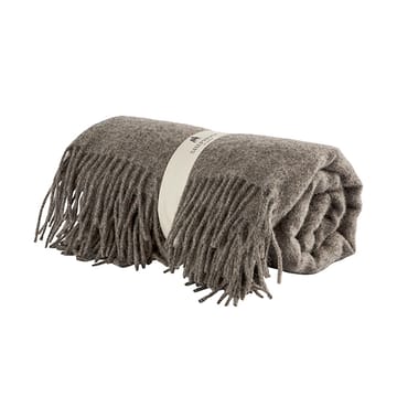 Leia wool throw 130x200 cm - Granite - Shepherd of Sweden