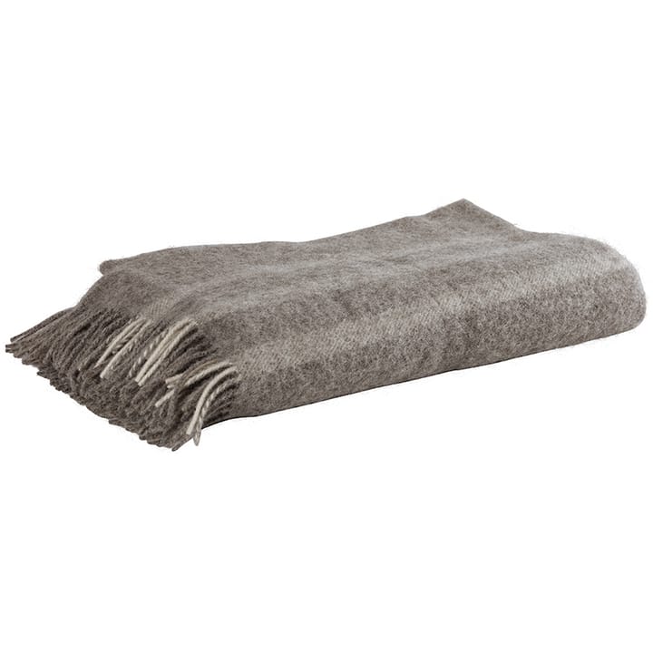 Lucy wool throw 140x240 cm - Granite - Shepherd of Sweden