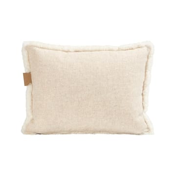 Shepherd Lina sheep skin cushion 40 x 30 cm - creme - Shepherd of Sweden