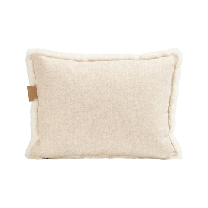 Shepherd Lina sheep skin cushion 40 x 30 cm, creme Shepherd of Sweden