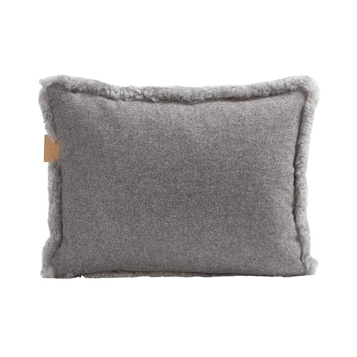 Shepherd Lina sheep skin cushion 40 x 30 cm, graphite Shepherd of Sweden