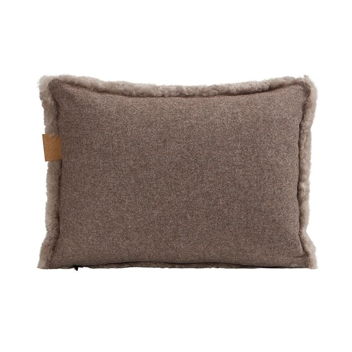 Shepherd Lina sheep skin cushion 40 x 30 cm, stone Shepherd of Sweden