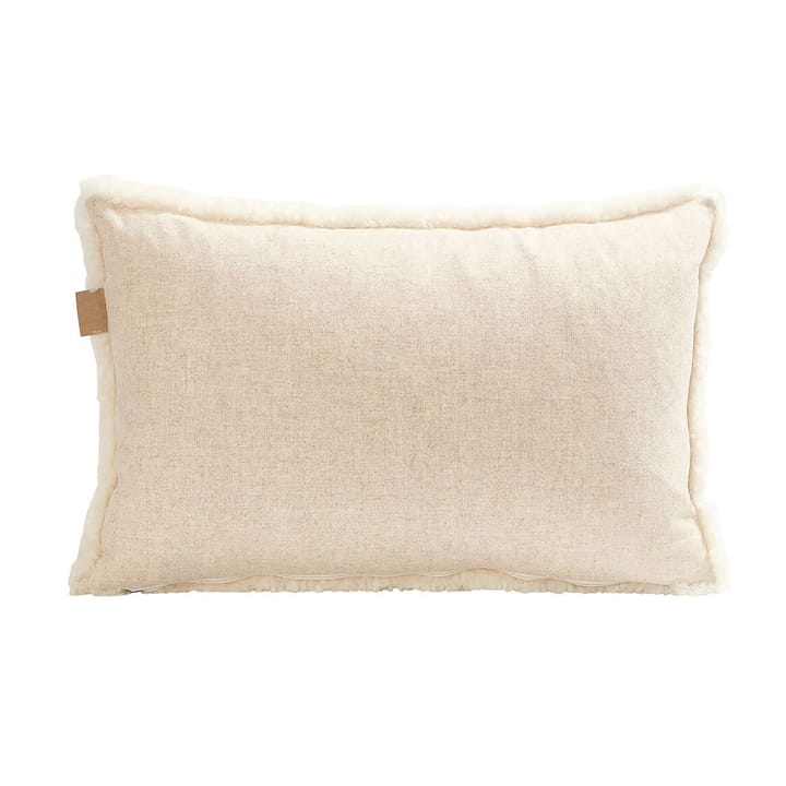 Shepherd Lina sheep skin cushion 60 x 40 cm, creme Shepherd of Sweden