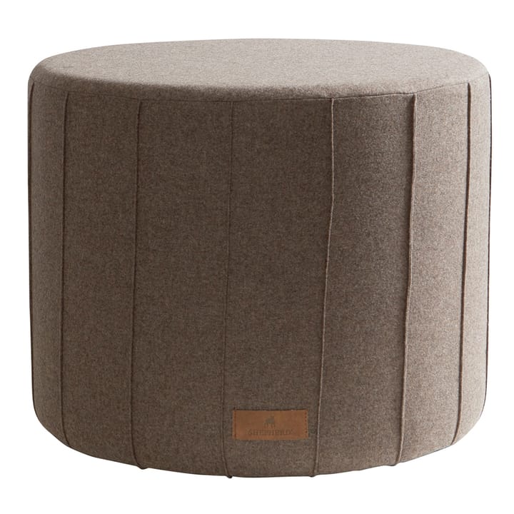 Shepherd pouf Anja 40x50 cm - cappuccino (brown) - Shepherd of Sweden