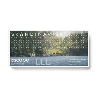 ESCAPE mini scented candle gift set 3 pieces - 65 g - Skandinavisk