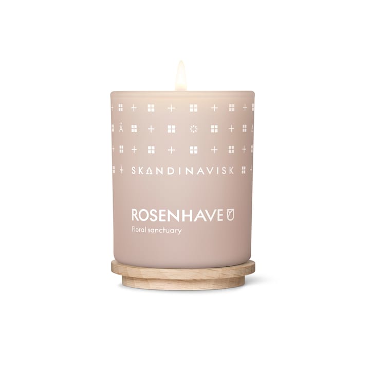 Rosenhave scented candle with lid, 65 g Skandinavisk