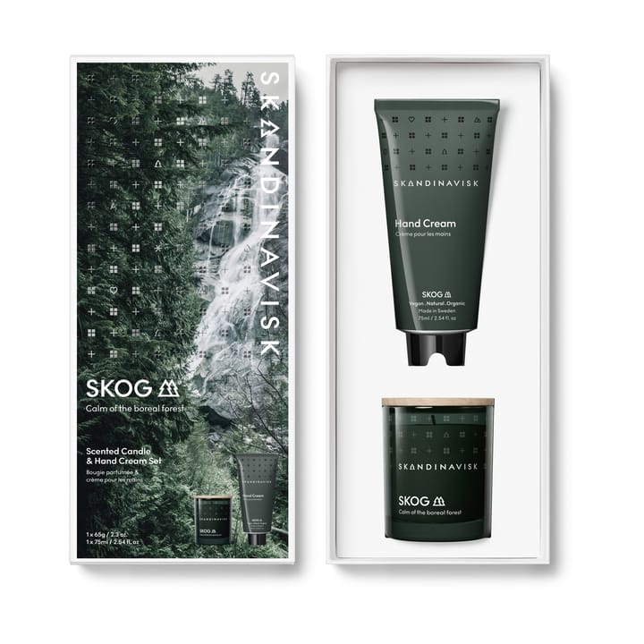 SKOG scented candle & hand cream - 65 g + 75 ml - Skandinavisk