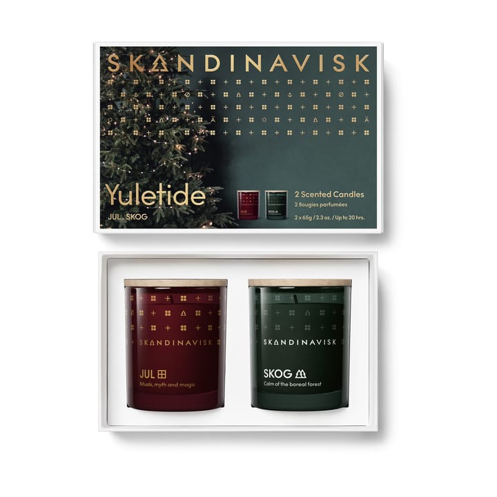 Yuletide scented candle gift set 2 pieces - 65 g - Skandinavisk