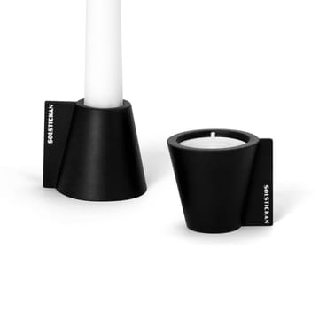 Flipp candle holder 5x6 cm - Black - Solstickan Design