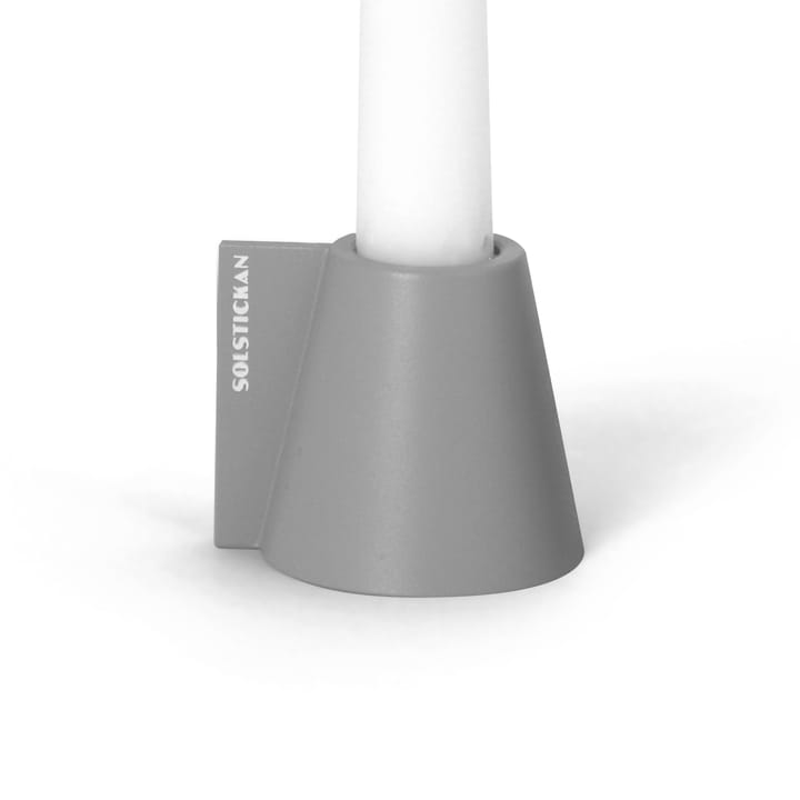 Flipp candle holder 5x6 cm, Grey Solstickan Design