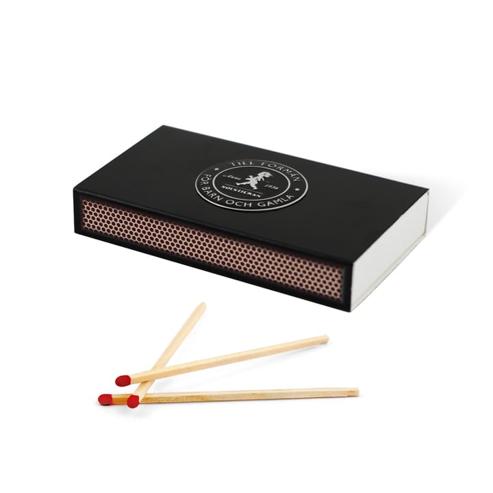 Solstickan matchstick box 30 pack, Black Solstickan Design