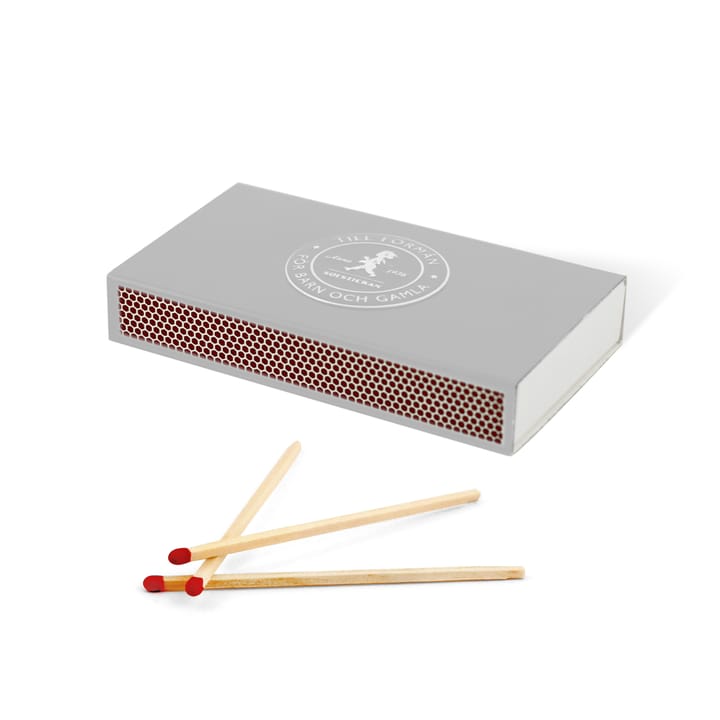 Solstickan matchstick box 30 pack, Grey Solstickan Design