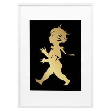 Solstickan poster 50x70 cm - Gold-black - Solstickan Design