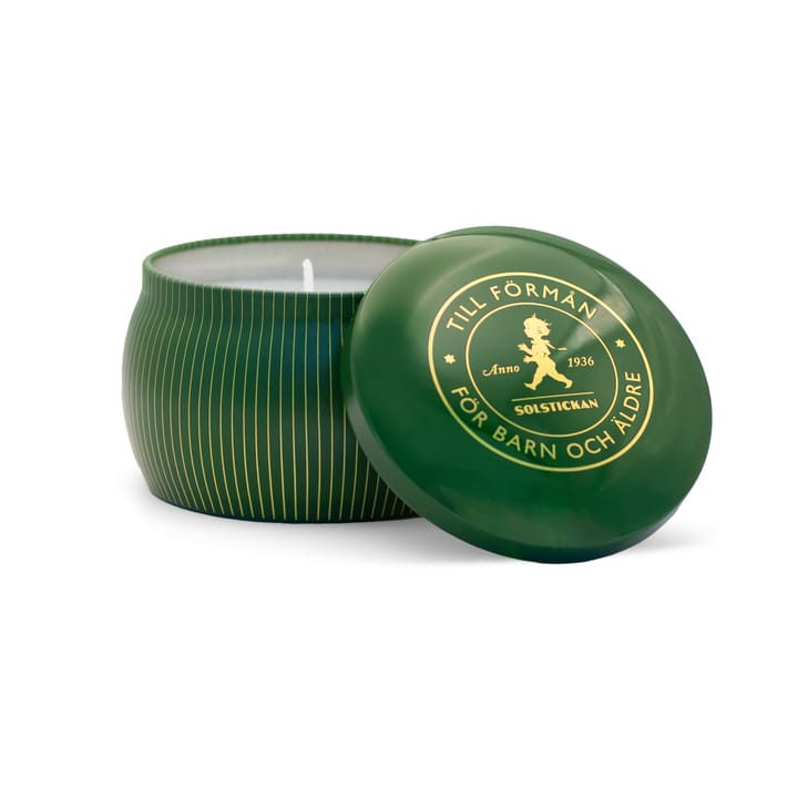 Solstickan scented candle 25 h, Green-pine forest Solstickan Design