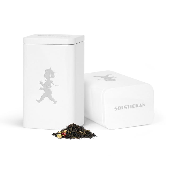 Solstickan tea jar 15.2 cm, White high gloss Solstickan Design