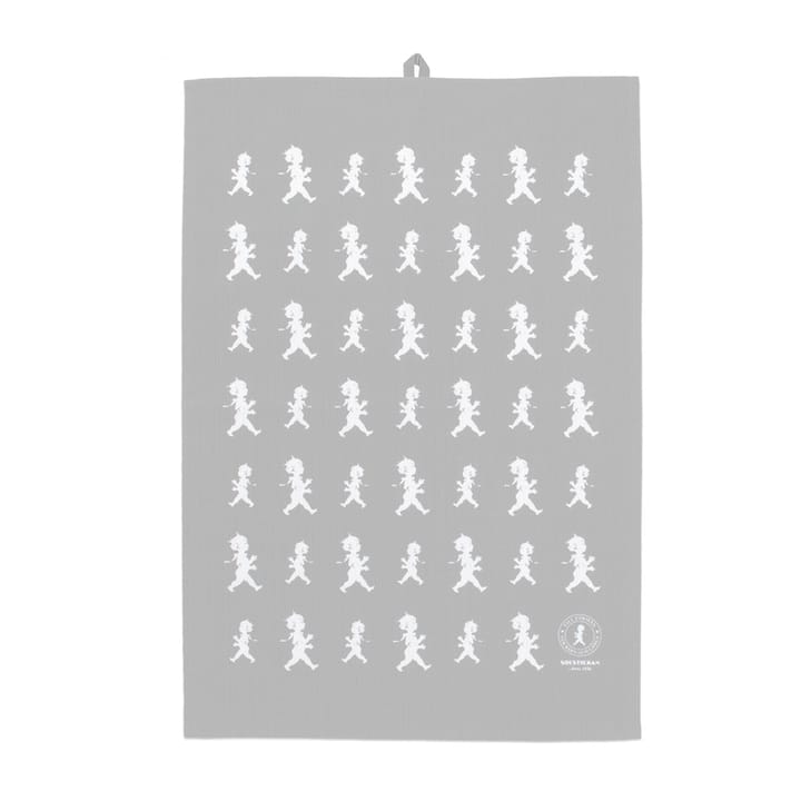 Solstickan tea towel 50x70 cm, Grey-white Solstickan Design