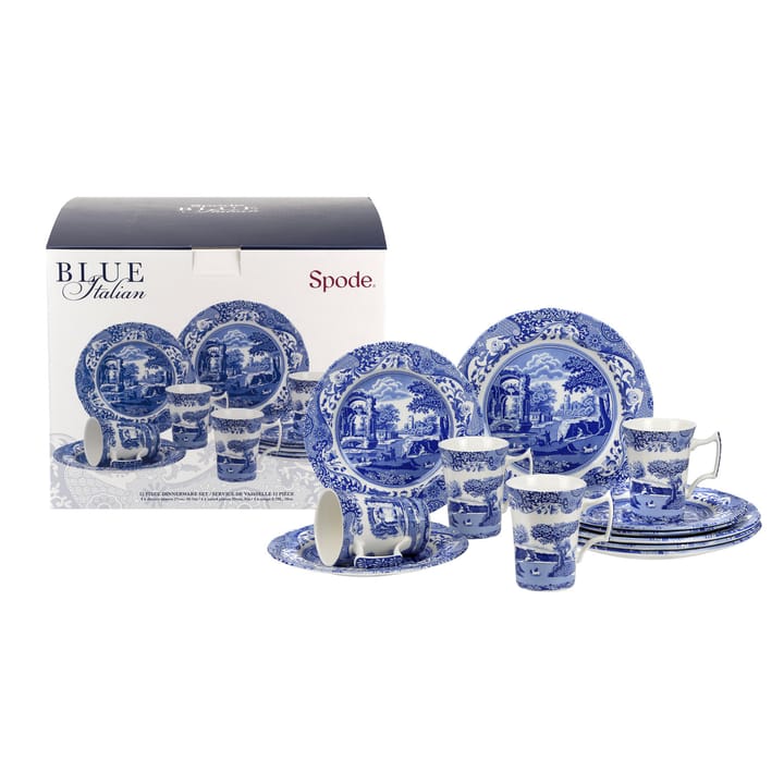 Blue Italian 12 piece set, 12 pieces Spode