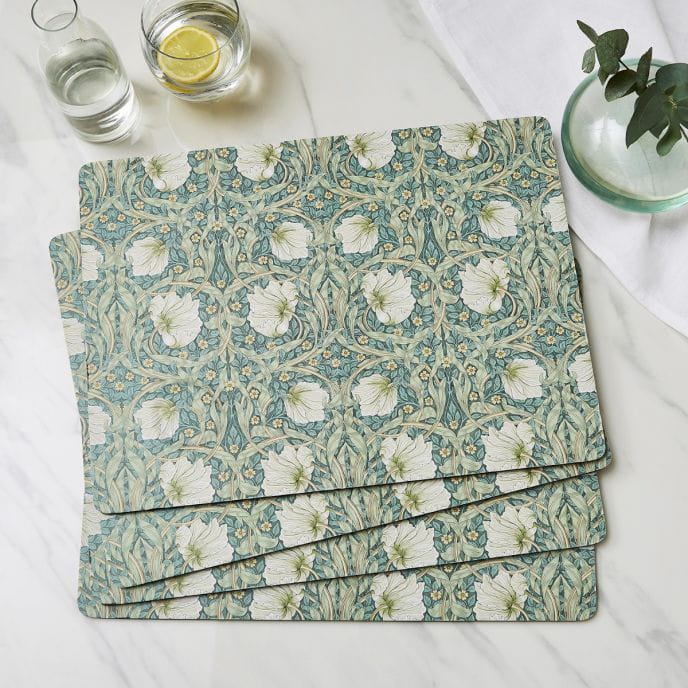 Pimpernel placemat 30x40 cm 4 pack, Green Spode