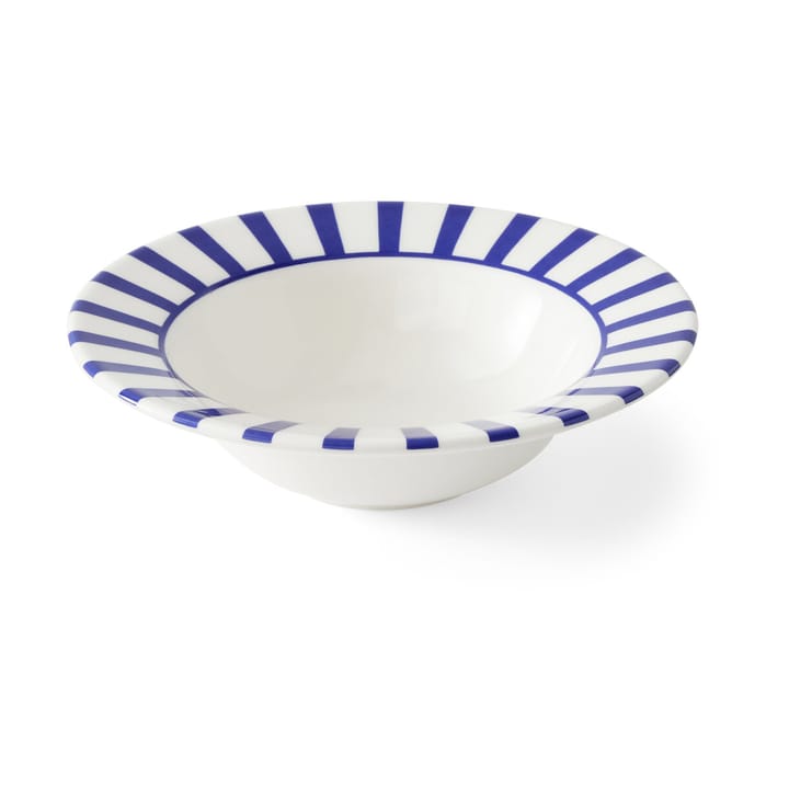 Steccato breakfast bowl Ø19 cm - Blue-white - Spode