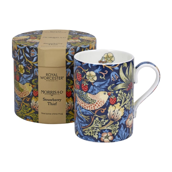 Strawberry Thief mug 35 cl, Indigo-mineral Spode