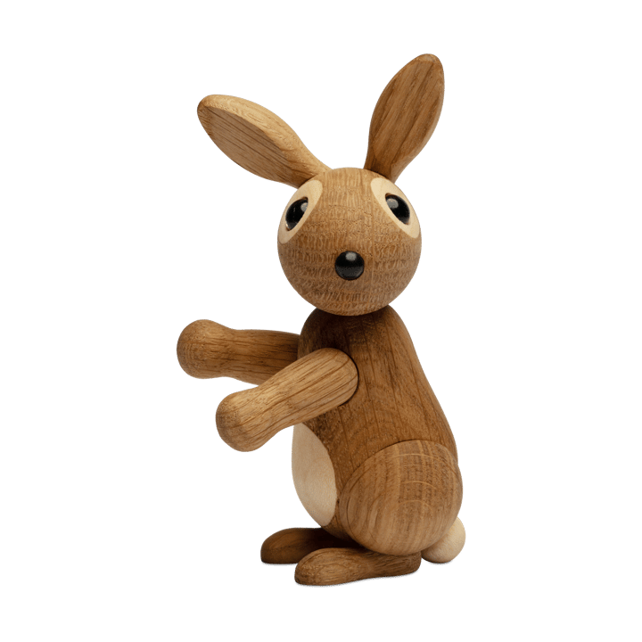 Bounce rabbit decoration 9.5 cm - Oak - Spring Copenhagen