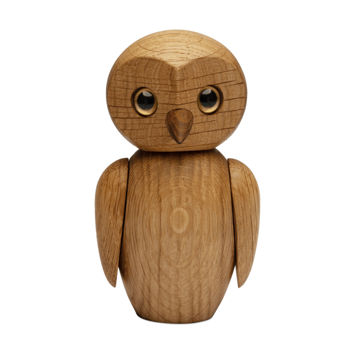 Clever owl decoration 10 cm - Oak - Spring Copenhagen