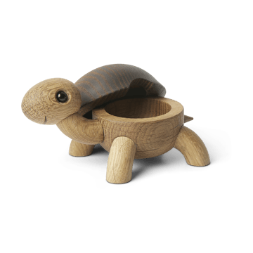 Speedy turtle decoration 4 cm - Oak-ash - Spring Copenhagen