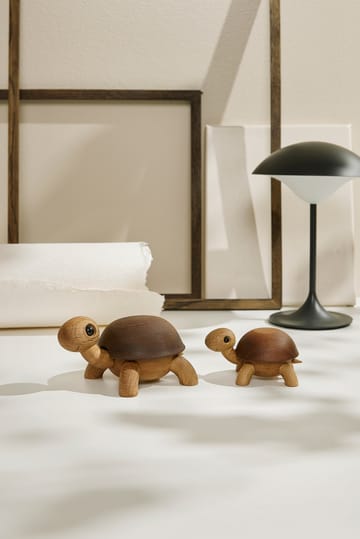 Speedy turtle decoration 4 cm - Oak-ash - Spring Copenhagen