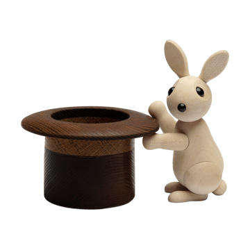 The Magic Hat rabbit decoration 9.5 cm - Maple - Spring Copenhagen