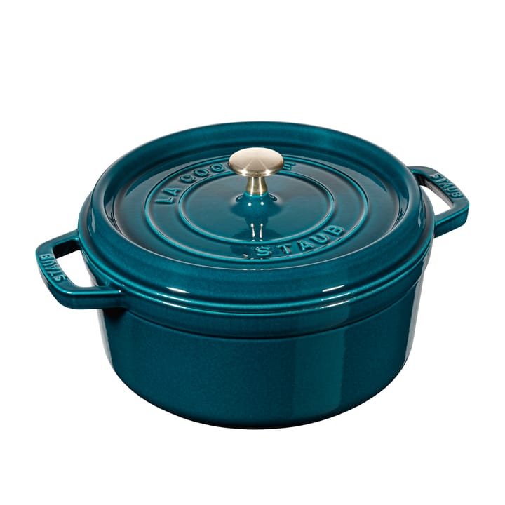 La Mer round casserole dish - three layered enamel, 3.8 l STAUB