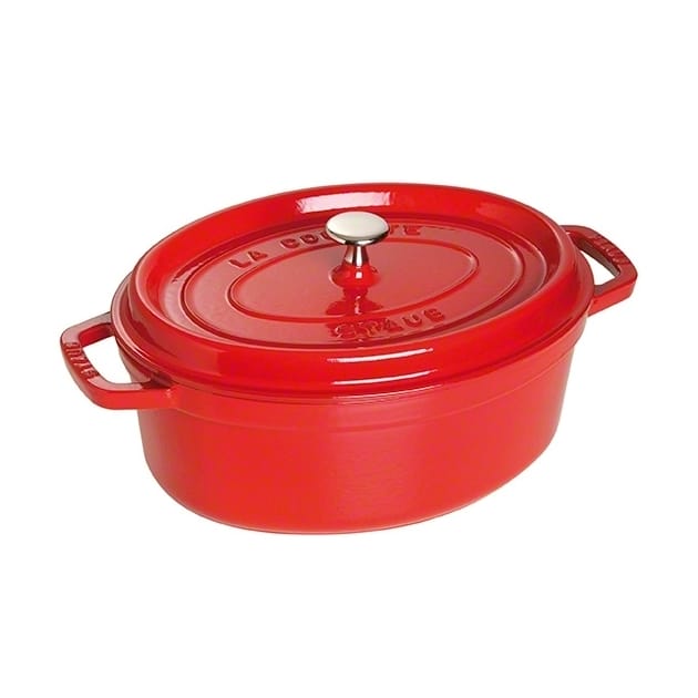 Staub oval casserole dish 4.2 l, red STAUB