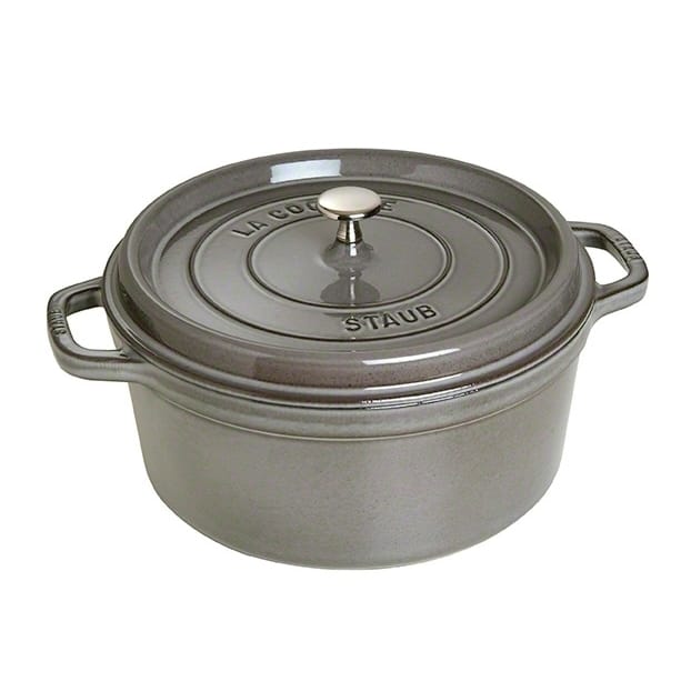 Staub round casserole dish 6.7 l, grey STAUB