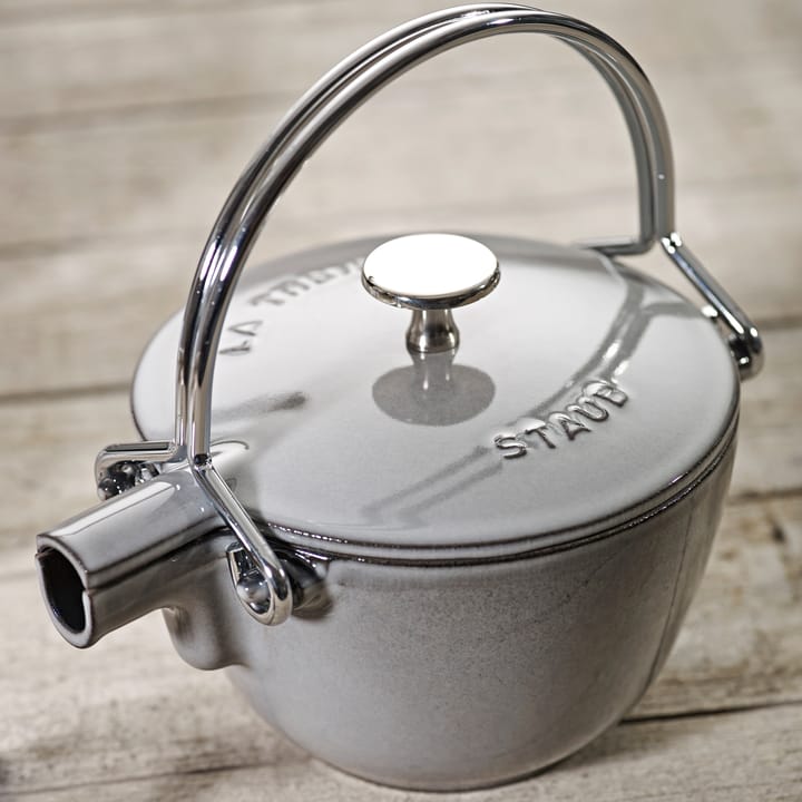 Staub teapot round 1.15 L, grey STAUB