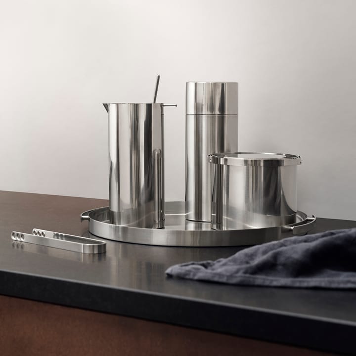 AJ cylinda-line ice tong, Stainless steel Stelton