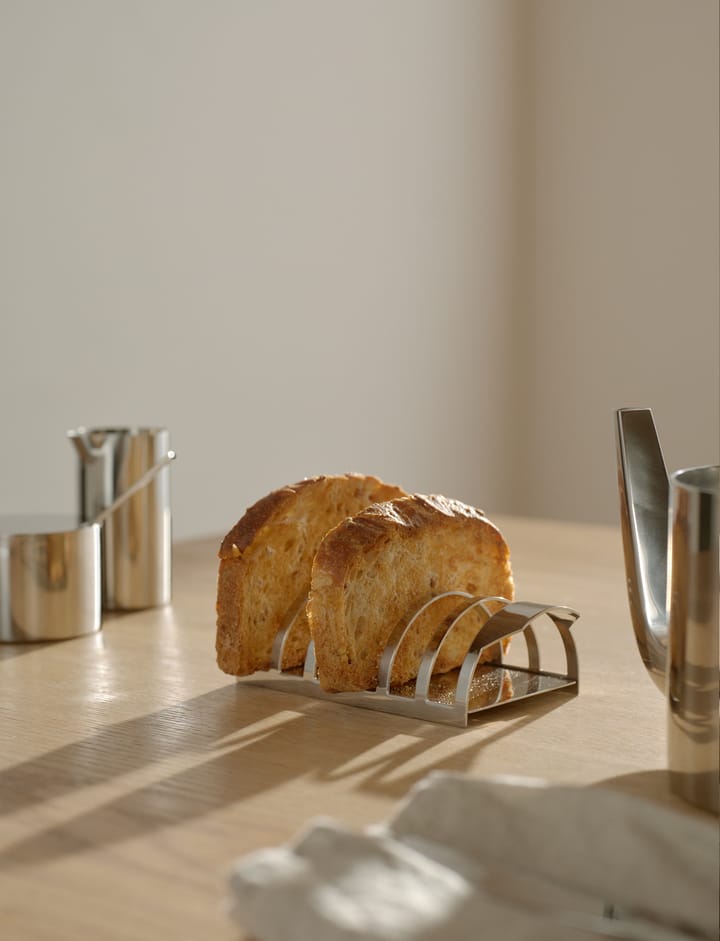 Arne Jacobsen bread rack 15.8 cm, Steel Stelton