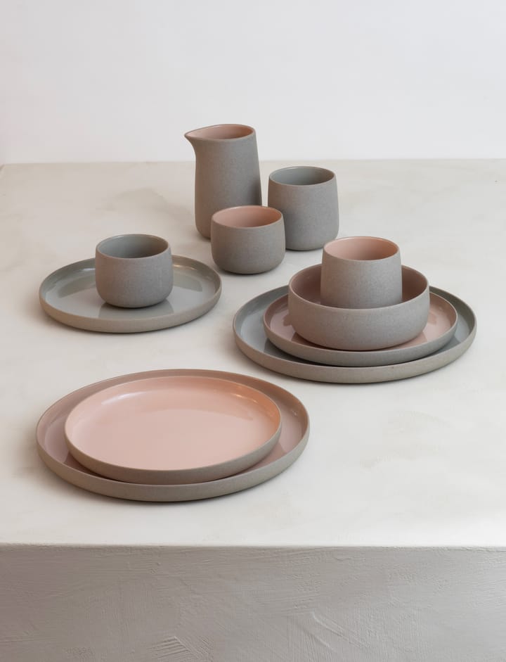 Emma plate Ø24 cm 2-pack, Grey Stelton