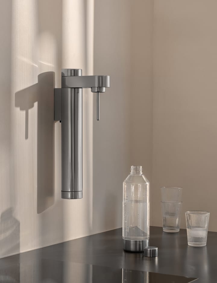 Fizz Wall-Mounted Soda Machine, Steel Stelton