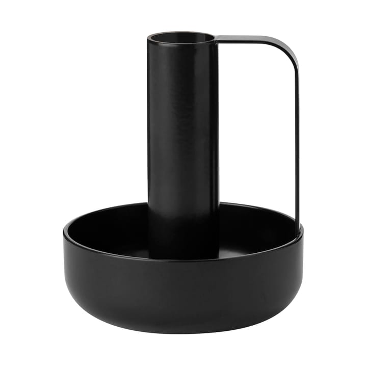 Ida candle holder 10 cm, Black Stelton